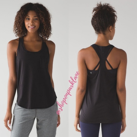 SOLD!! lululemon Yogi Racerback III Tank, 8 - Picture 2 of 6